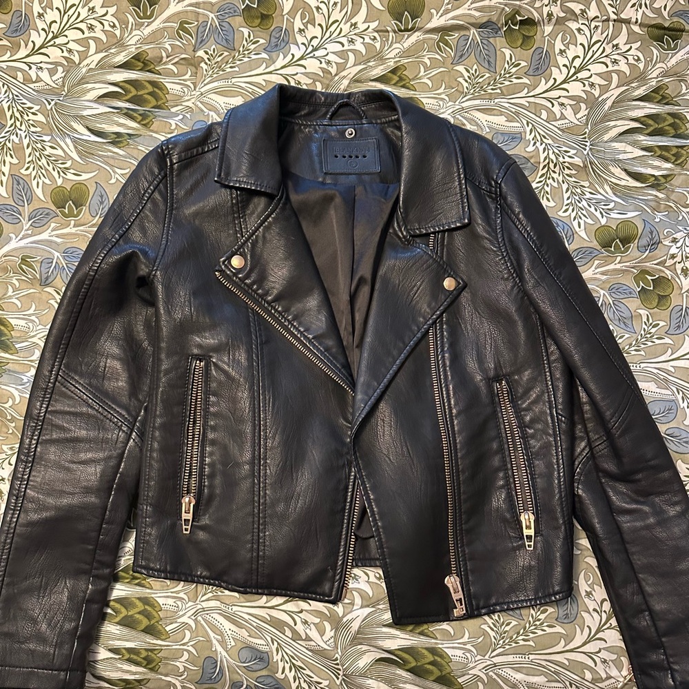 Black Leather Women's Jacket